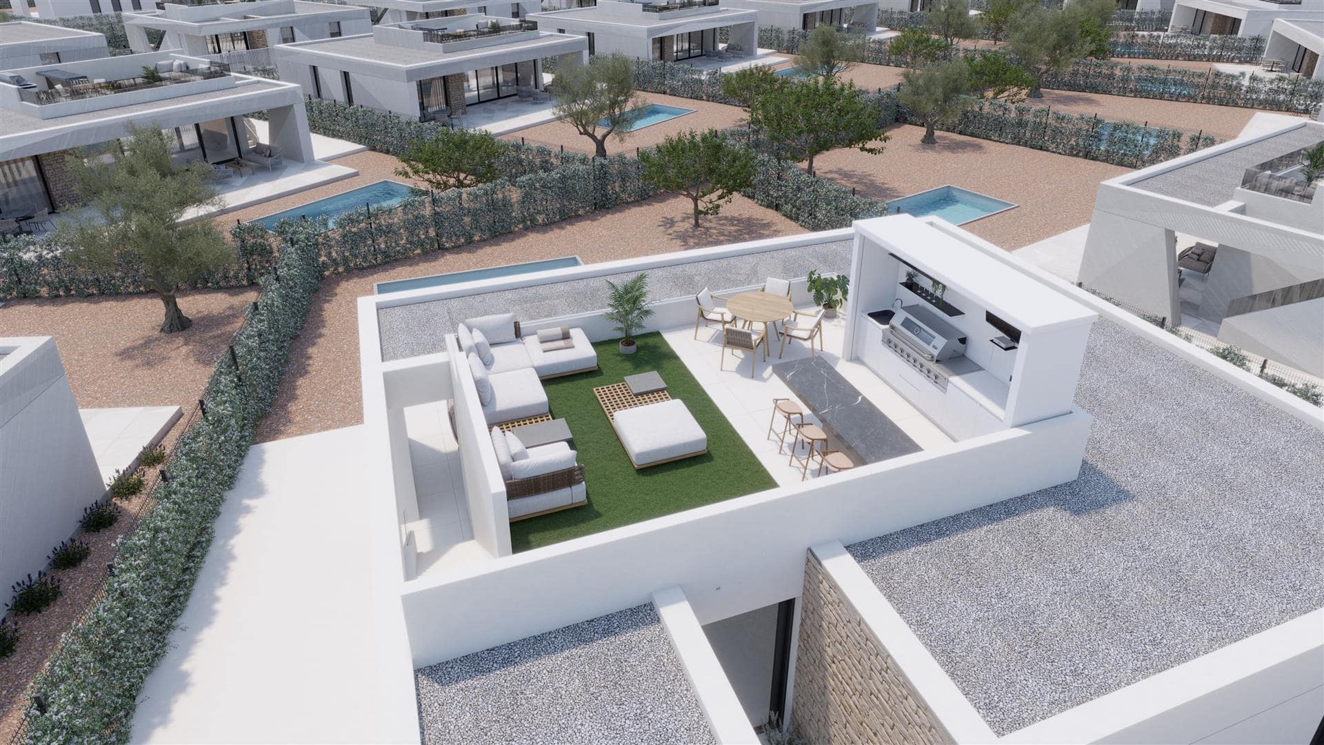 Obra nueva - Casa - Hacienda del Alamo Golf Resort - Costa Calida
