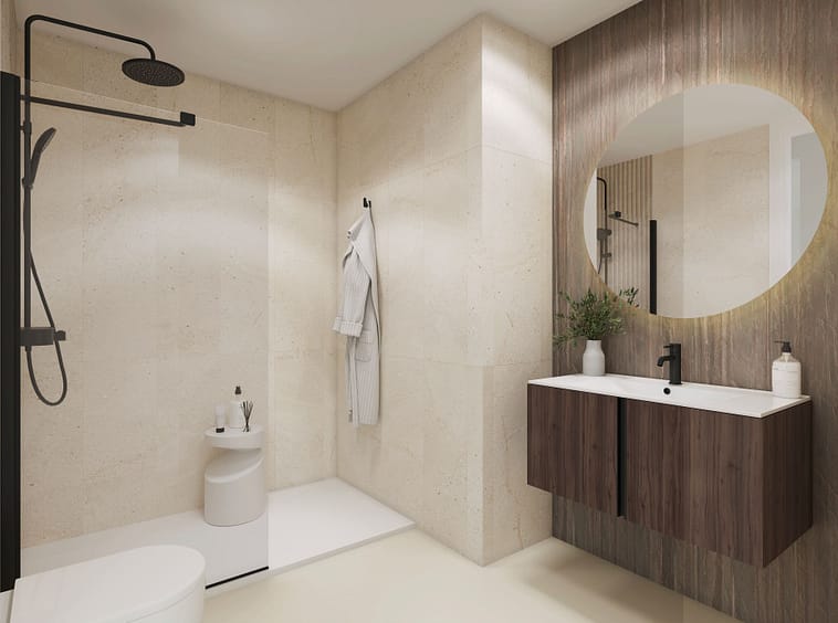 Bathroom frist floor